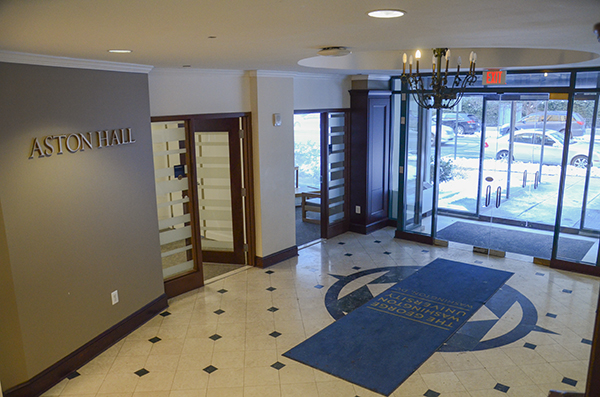 Inside entrance of Aston Hall