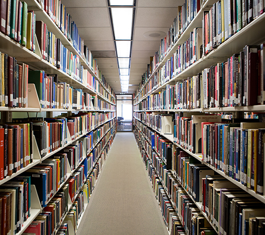 Gelman Library Aisle