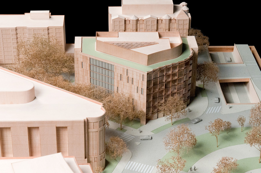 Square 39 Model Aerial View from the East