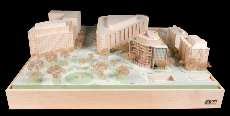 Model Arial view from the North