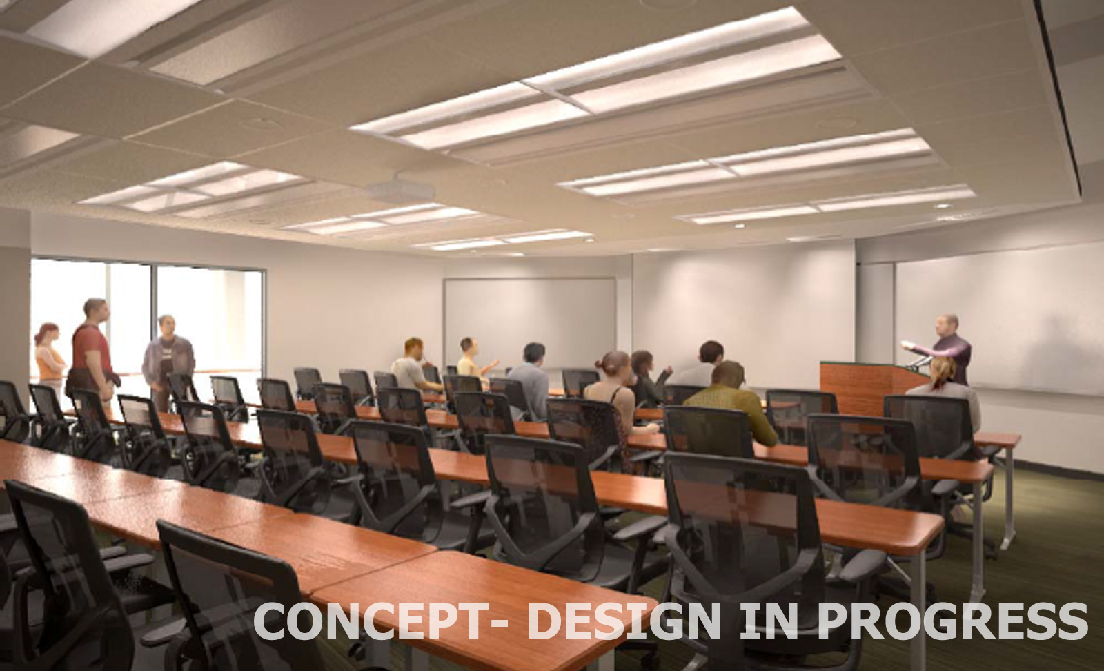 40 Person Classroom Concept 