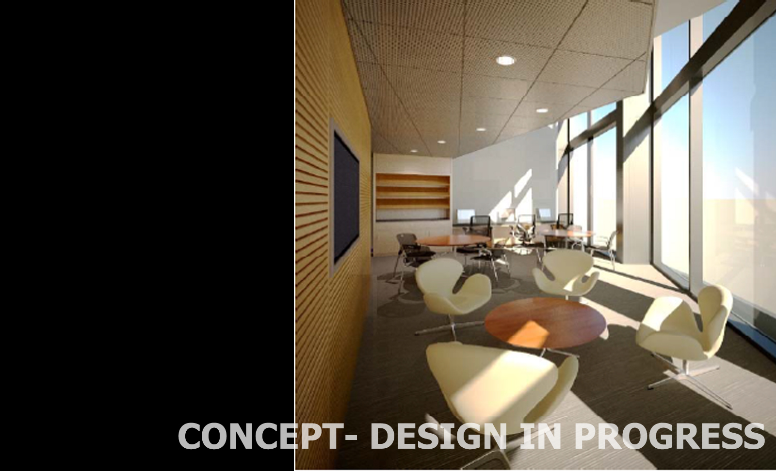 Health Interior Satellite Library and Media Area 