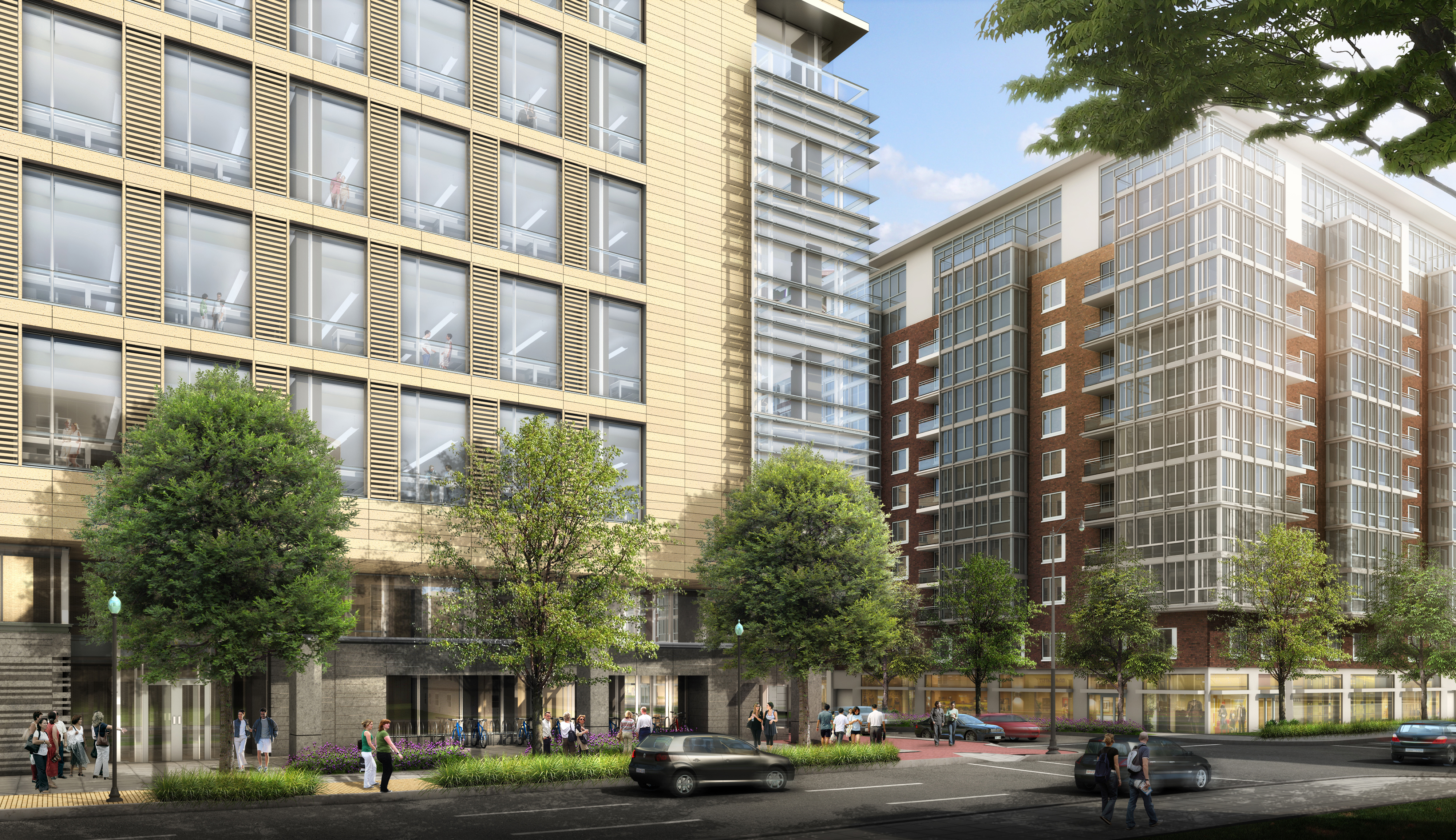 Drawing of SEH 22nd and I Street Entrance