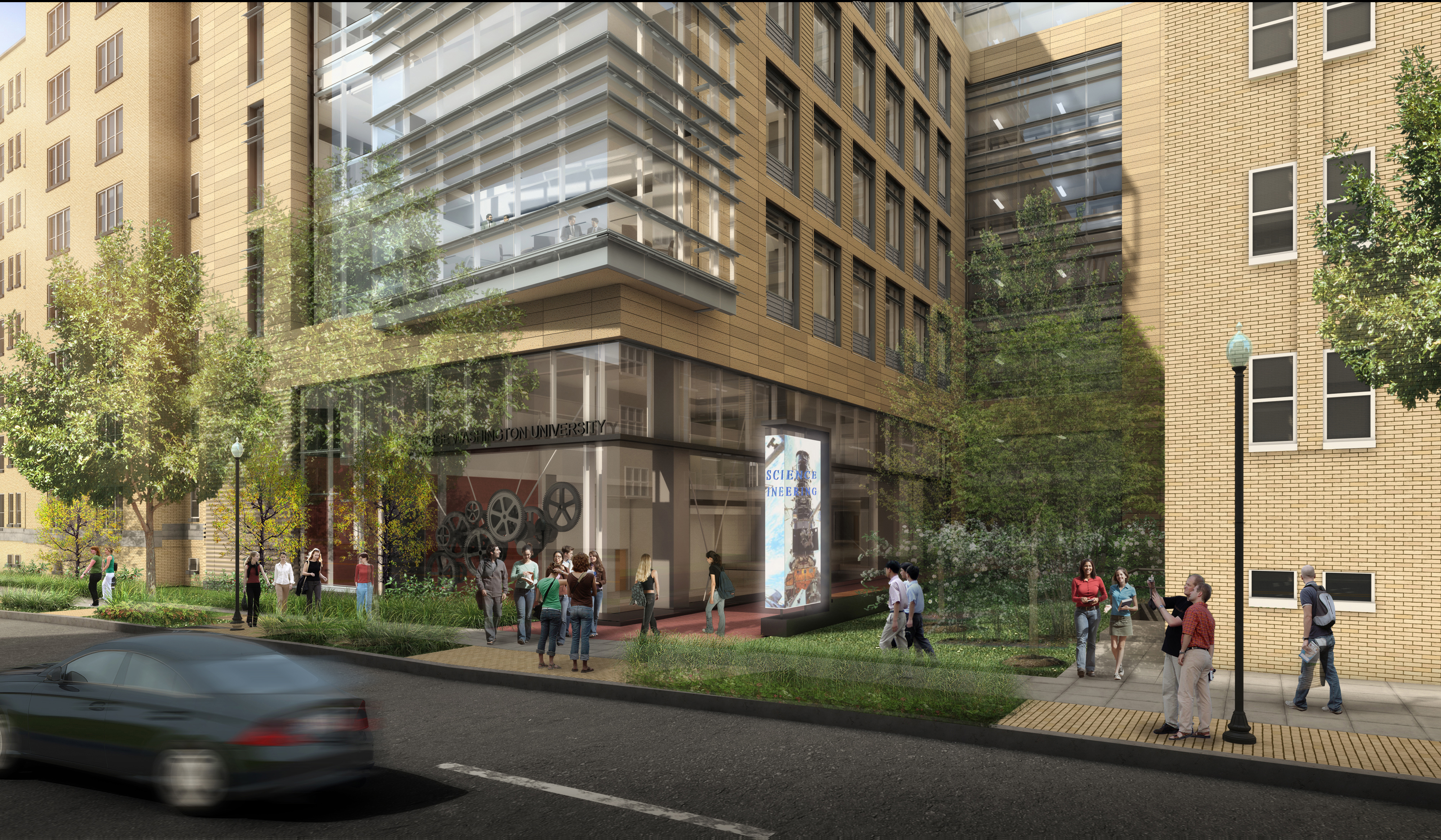 Drawing of SEH 23rd Street Entrance