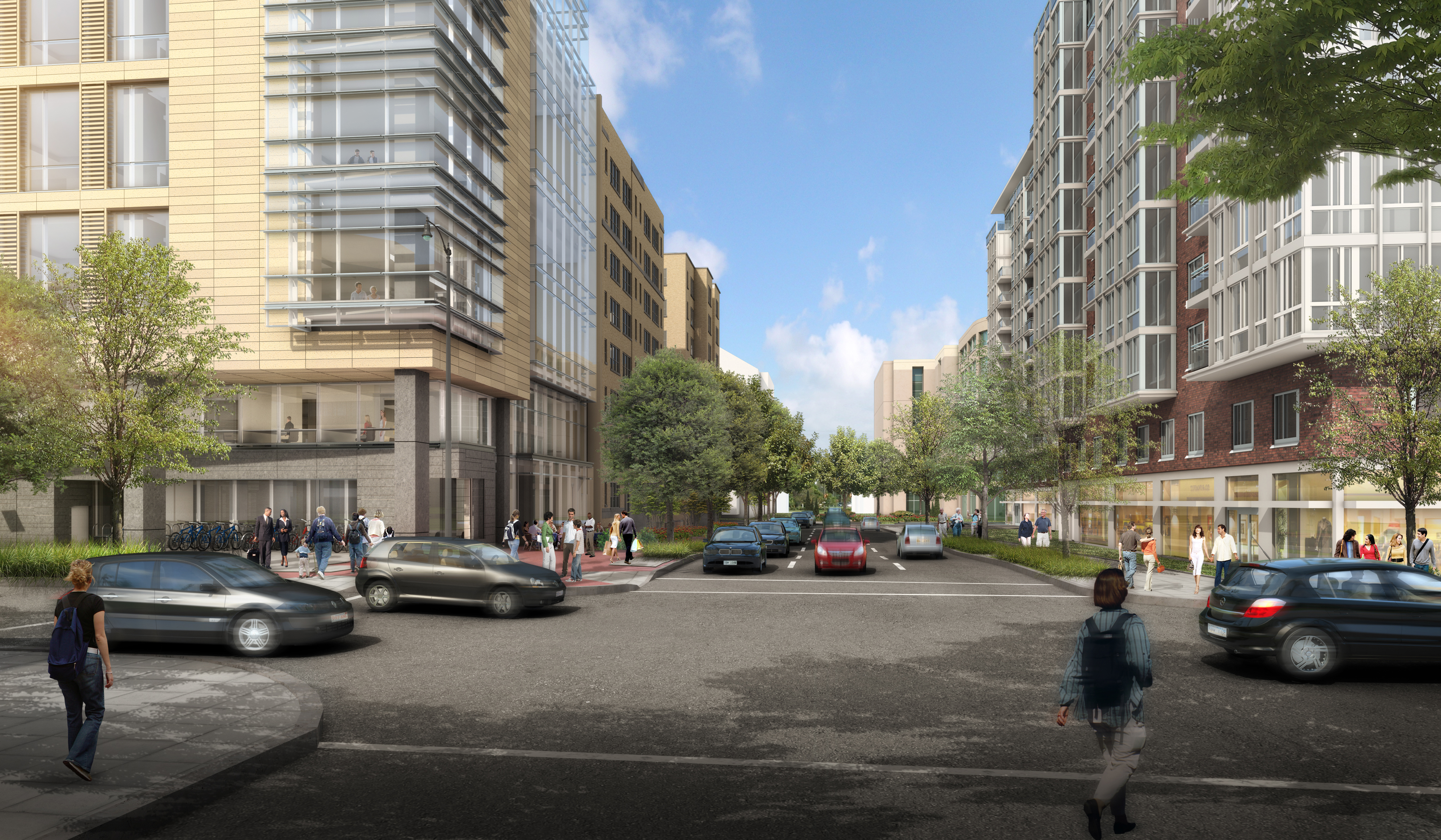 Drawing of SEH Eye Street Corridor View