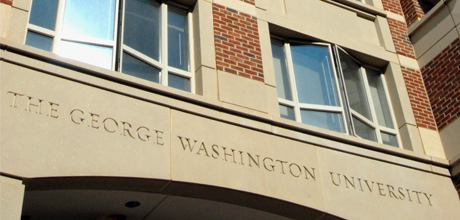Upper entrance of Potomac Hall 
