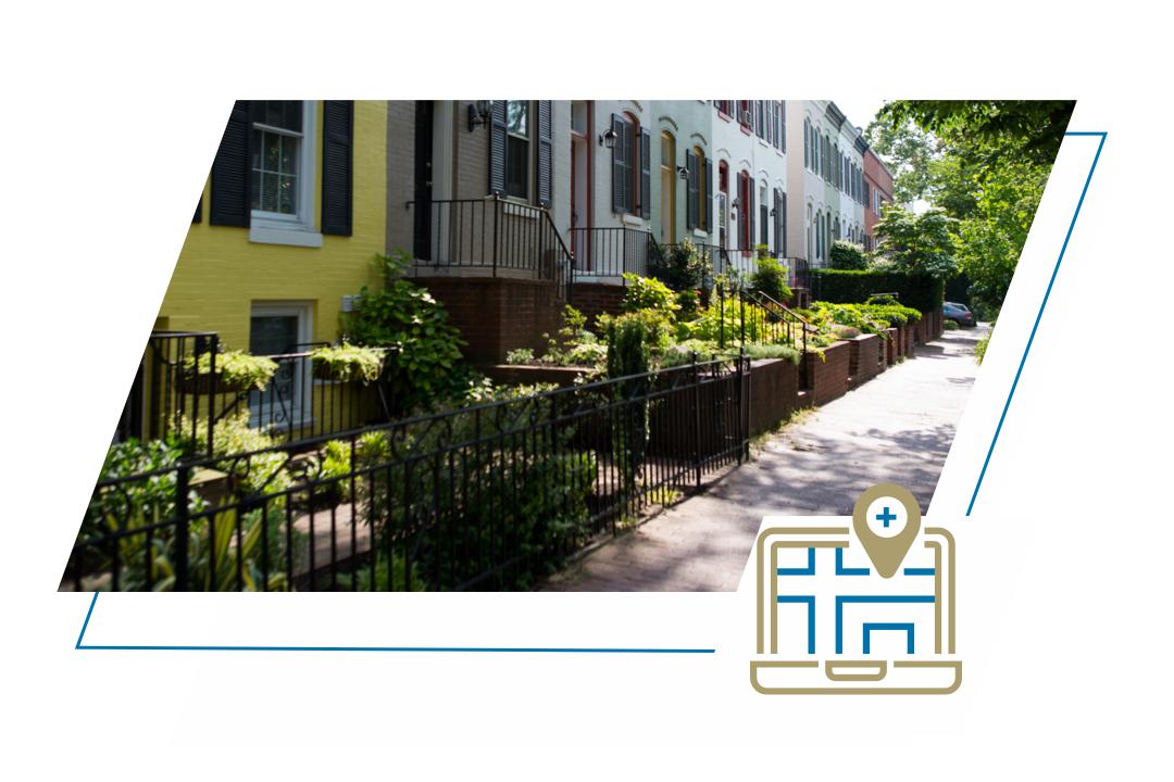 View of Foggy Bottom Community townhouses