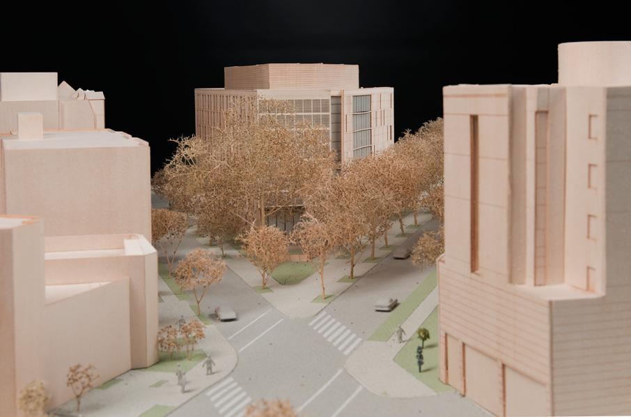 Model View from South Facade