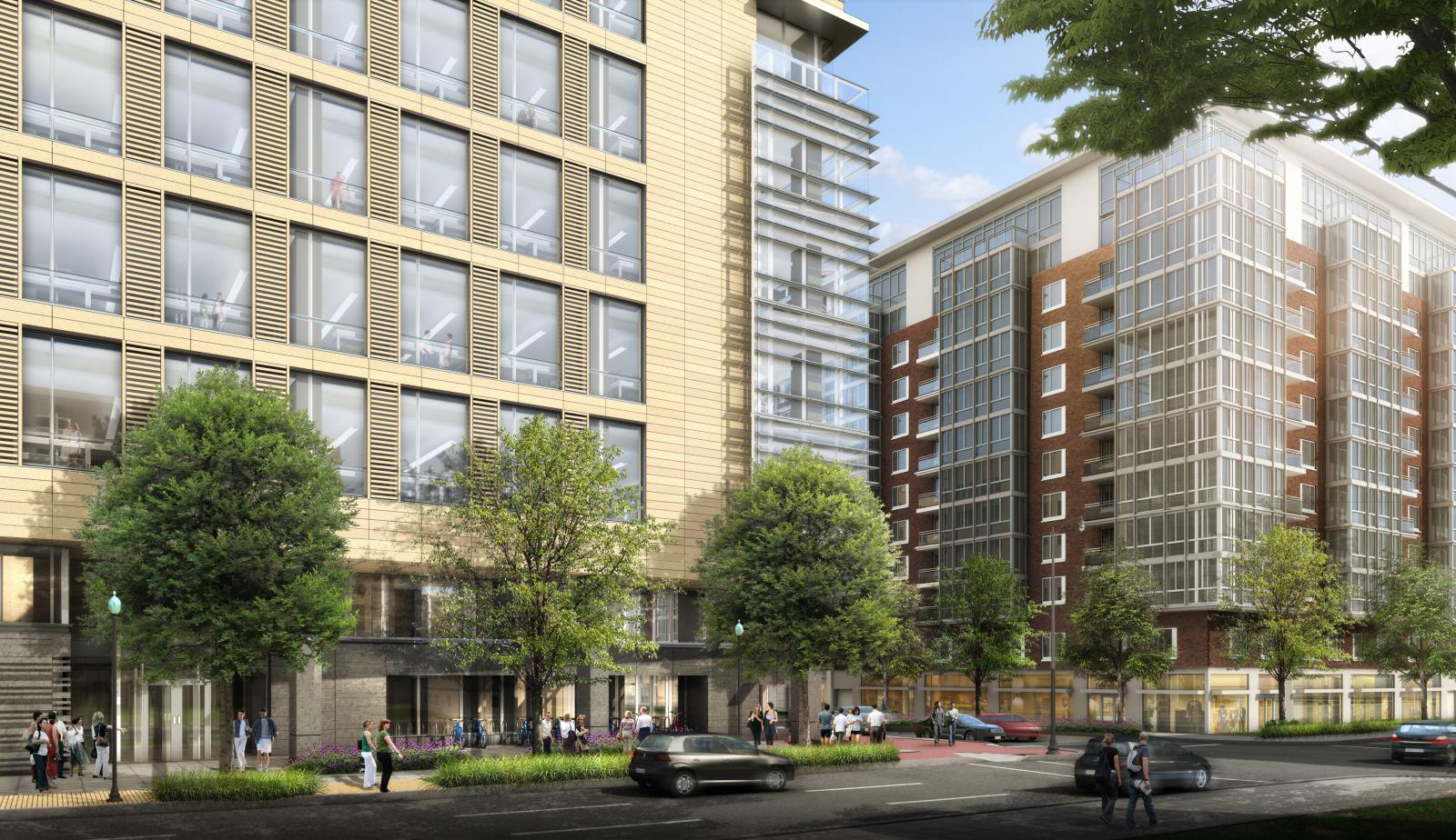 Drawing of SEH 22nd and I Street Entrance