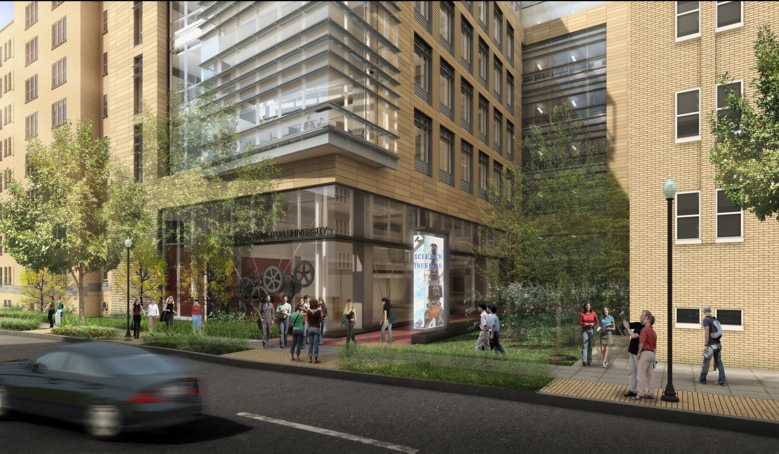 Drawing of SEH 23rd Street Entrance